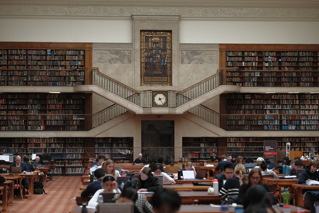university library books